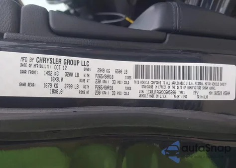 2013 Jeep Grand Cherokee Laredo z USA, uszkodzony, nr VIN 1C4RJFAG0DC605286